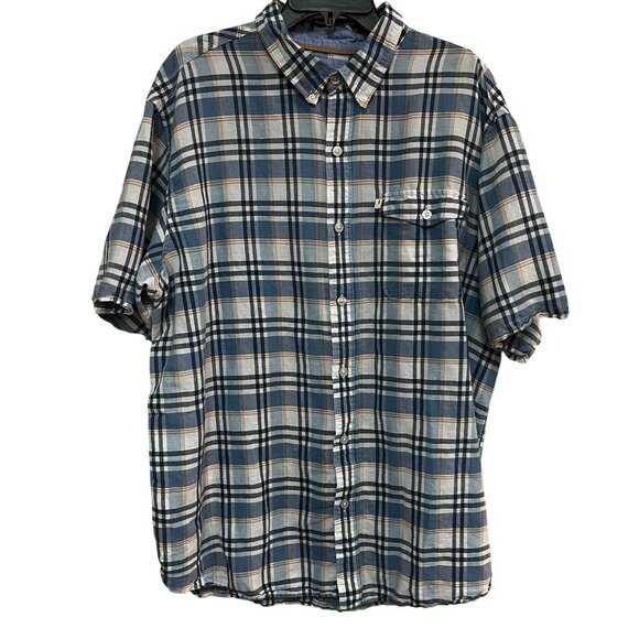 Lot of 2 Bob Timberlake Men's Short Sleeve Button Down Shirts Size 2XL - Picture 3 of 8